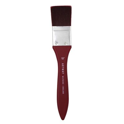 Artway Flat Paintbrush, Chestnut Red, 3.8 cm (1.5 in)