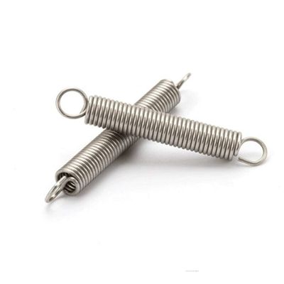 Geeyu ZHaonan Extension Spring, 10-Pack, Single-Hook, 0.5 x 4 mm, Stainless Steel, 40 mm