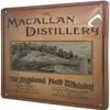 Retro Whisky Tin Sign for MACALLAN Single Malt Scotch Lovers and Enthusiasts, Embossed Scotland Sign, 30 x 20 cm view 4