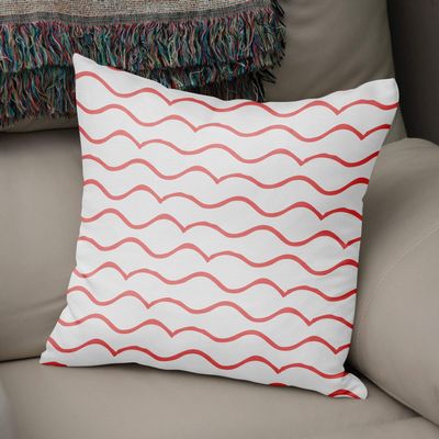 Le Jardin du Lin Decorative Pillow Cover, Random Pattern, 43 x 43 cm, Designed and Made in Turkey