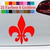 Fleur-de-Lis Flower Symbol Sticker – New Louisiana Orleans Saint view 1