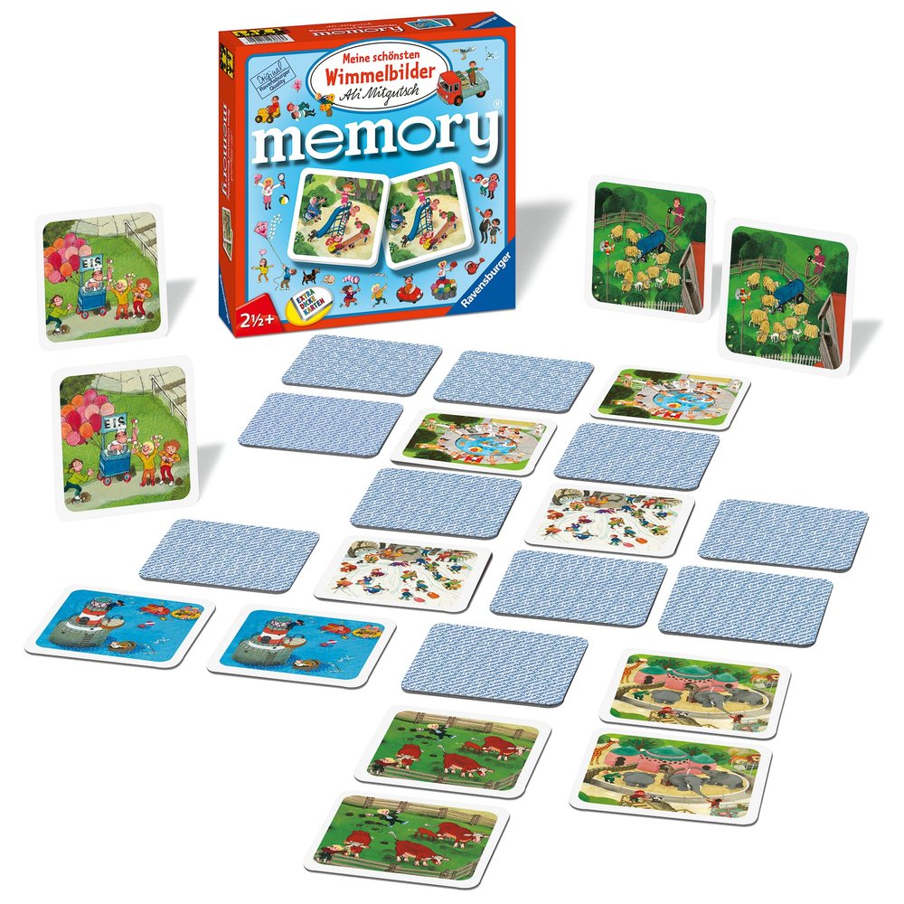 Ravensburger 81297 My Favorite Busy Picture Memory Game