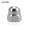 FASTON M6 x 85 Hex Bolts with High-Form Cap Nuts, A2 Stainless Steel, Partially Threaded, 2-Pack view 3
