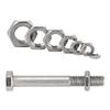 FASTON M6 x 30 Partial-Thread Hex Bolts with Low-Profile Hex Nuts, A2 Stainless Steel, 5-Pack view 3