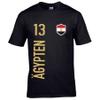 FanShirts4u Men's Fan Shirt Jersey – Egypt/Black, Custom Name & Number, World Cup (M) view 1