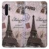 Paris Postcard Eiffel Tower Flip Case for OnePlus Nord view 3