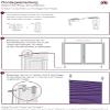 Gardinen21 Pleated Blind Without Drilling | Clamp-Fix | 110 x 130 for Doors & Windows | Sun and Privacy Protection view 4
