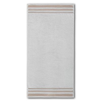 Dyckhoff Pure Elegance Delta Terry Hand Towel 50 x 100 cm Silver Gray