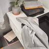 Dyckhoff Pure Elegance Delta Terry Hand Towel 50 x 100 cm Silver Gray view 4