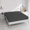 MB Home Italy Fitted Sheet, 35 cm Deep, Smoke Gray, Double view 2