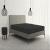 MB Home Italy Fitted Sheet, 35 cm Deep, Smoke Gray, Double view 4