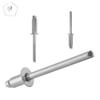 4.8 x 10 mm A2 Stainless Steel Countersunk Blind Rivets, 100-Pack | DIN 7337 view 4