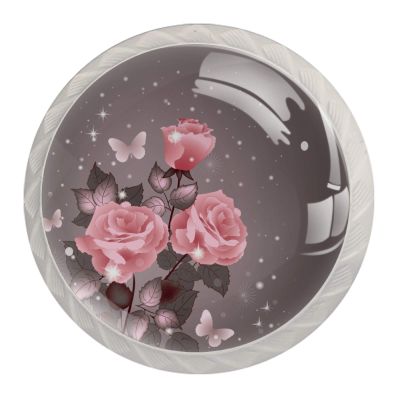 Rose, Flower and Butterfly Drawer Knobs
