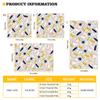 Showudesigns Rectangular Rabbit-Pattern Tablecloth, Waterproof, 04 view 2