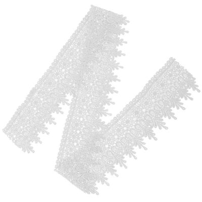 5 Yards White Lace Edging Trim Ribbon for DIY Sewing and Wedding Appliqué