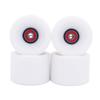 POFET 78A Longboard Wheels for Penny Soft Wheels, ABEC 9 Bearings, 70 x 51 mm, White view 1