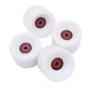 POFET 78A Longboard Wheels for Penny Soft Wheels, ABEC 9 Bearings, 70 x 51 mm, White view 2