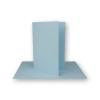 400x DIN A7 Folded Card Set, 10.5 x 7.4 cm, with DIN C7 Envelopes in Light Blue view 3