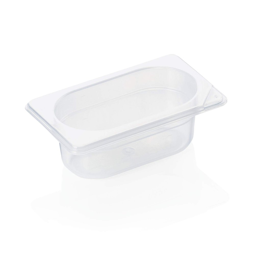 GN 1/9 Polypropylene Food Container with Graduations, 65 mm, 0.5 L