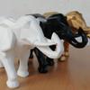 GNZM Geometric Resin Elephant Origami Sculpture, Abstract Home and Desktop Decor-A view 3