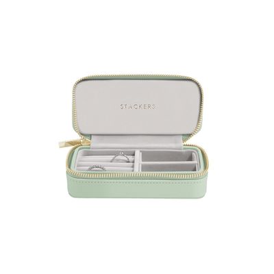 Stackers Jewelry Travel Box, Sage Green, Size M