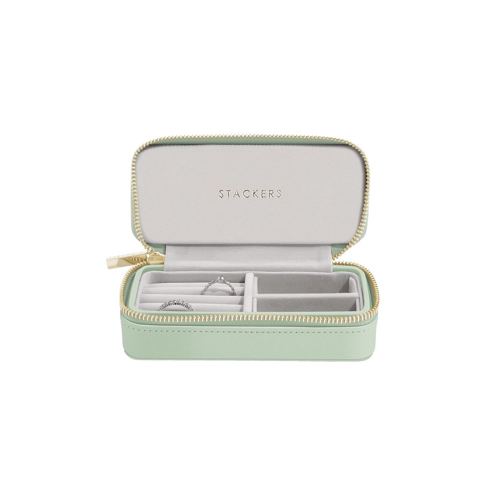 Stackers Jewelry Travel Box, Sage Green, Size M