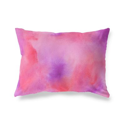 Le Jardin du Lin Decorative Pillow Cover, Watercolor Design, Soft and Comfortable, 35 x 50 cm