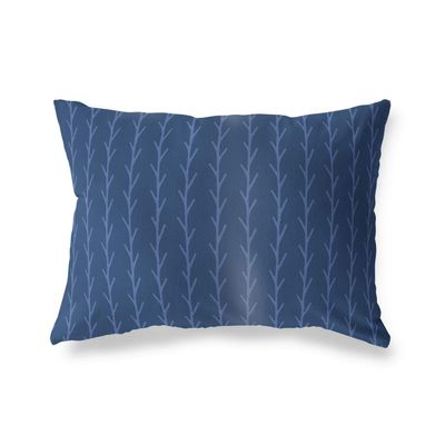 Le Jardin du Lin Pillow Cover Blue 45x60 cm