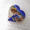 3D Heart-Shaped Refrigerator Magnet, Crete, Greece view 3