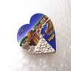 3D Heart-Shaped Refrigerator Magnet, Crete, Greece view 4