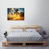 Paul Sinus Art XXL Palm Trees at the Beach 120 x 70 cm Canvas Wall Art view 3