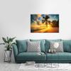 Paul Sinus Art XXL Palm Trees at the Beach 120 x 70 cm Canvas Wall Art view 4
