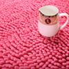 Geling Chenille Round Bath Mat, Non-Slip Shaggy Microfiber, Water-Absorbent, Machine-Washable, Camel, 120 cm view 2
