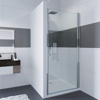 IMPTS 80 cm Pivot Shower Door for Niche, 195 cm High