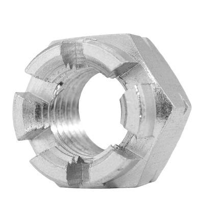 M6 Stainless Steel A2 Castle Nuts, 20-Pack | DIN 935 by MESAROS