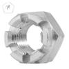 M6 Stainless Steel A2 Castle Nuts, 20-Pack | DIN 935 by MESAROS view 3