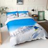 OliveSleep Skiers King-Size Duvet Cover Set, 3-Piece, Multi 13 view 2