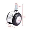 Xuulan Xianglaa 2-Inch 360° Swivel Caster, Aluminum Furniture Wheel with Brake (Screw) view 2