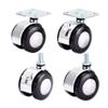 Xuulan Xianglaa 2-Inch 360° Swivel Caster, Aluminum Furniture Wheel with Brake (Screw) view 4