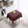 Le Jardin du Lin Tablecloth, Red and Black, 140 x 140 cm view 4