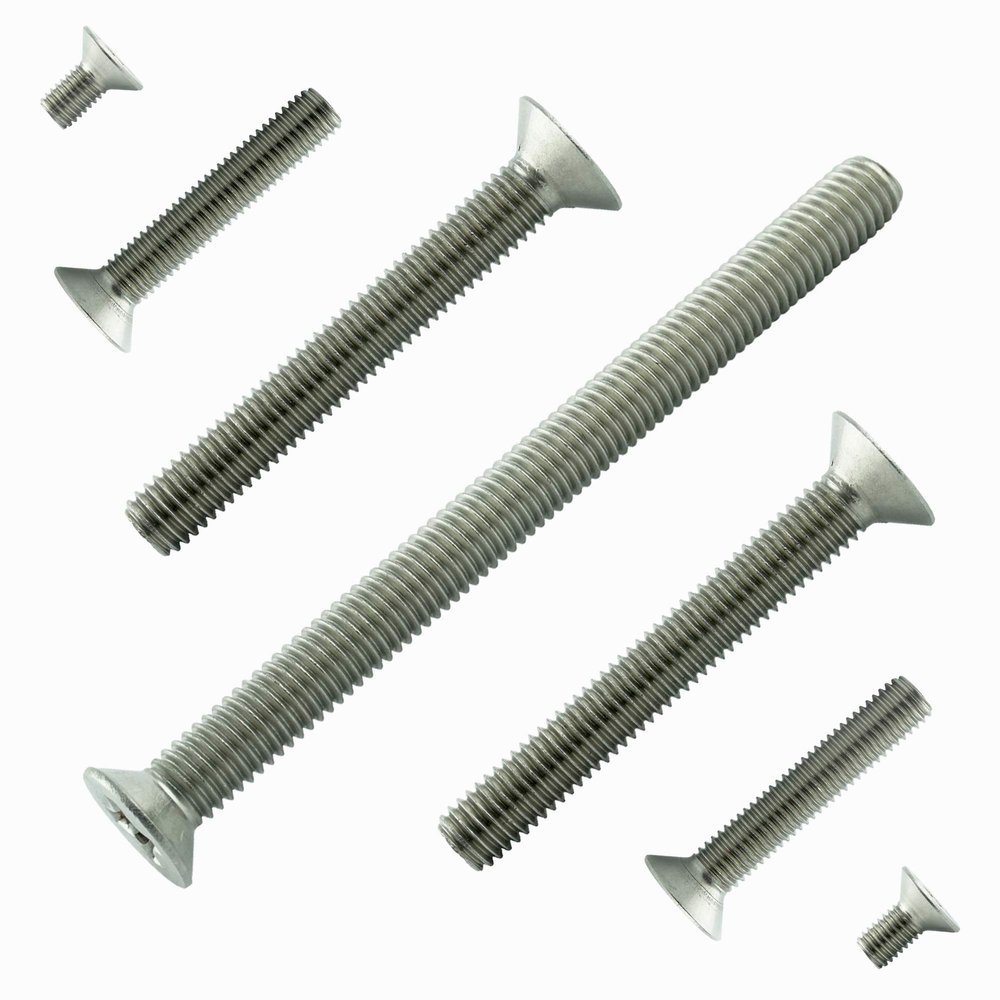 M5 x 25 mm Countersunk TX Screws, A2 Stainless Steel, 50-Pack