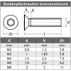 M5 x 25 mm Countersunk TX Screws, A2 Stainless Steel, 50-Pack view 2