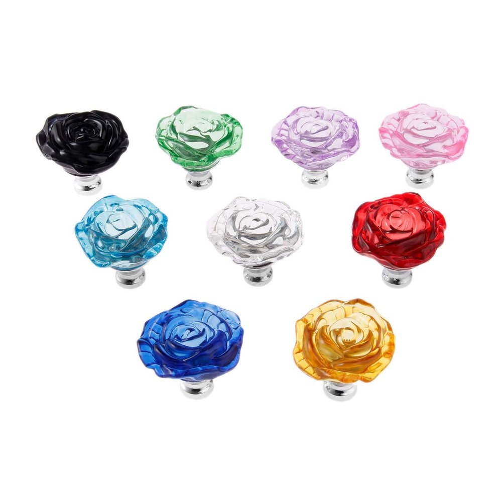 DUO ER 1-Piece 50 mm Clear Crystal Knob, Color D