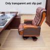 WUZMING 2 mm Clear PVC Chair Mat for Hard Floors, 100 x 100 cm view 2