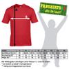 FanShirts4u Men's Fan Shirt Jersey - Montenegro/CRNA GORA - T-Shirt with Custom Name & Number, World Cup/European Championship (XXL, CRNA GORA/Red) view 3