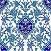 Cerames Erol Colorful Turkish Wall Tiles, 1 Pack, 0.48 m² (12 Pieces), Iznik Patterned Ceramic Tiles, 20 x 20 cm view 1