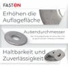 FASTON Large Flat Washers Form A, Stainless Steel A2/V2A, 8.4 mm (M8), 20 pcs view 2