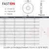 FASTON Large Flat Washers Form A, Stainless Steel A2/V2A, 8.4 mm (M8), 20 pcs view 4