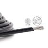 XMRISE Black Vinyl-Coated 304 Stainless Steel Wire Rope, 1×7, 0.04 in/1 mm × 98.4 ft/30 m view 4