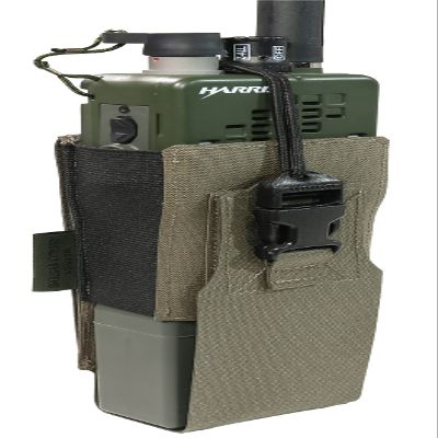 WARRIOR - A.S. Laser Cut MBITR/Harris Radio Pouch, Ranger Green
